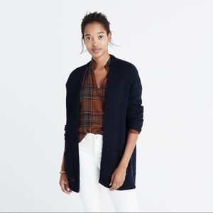 Madewell Postscript Navy Blue Cardigan